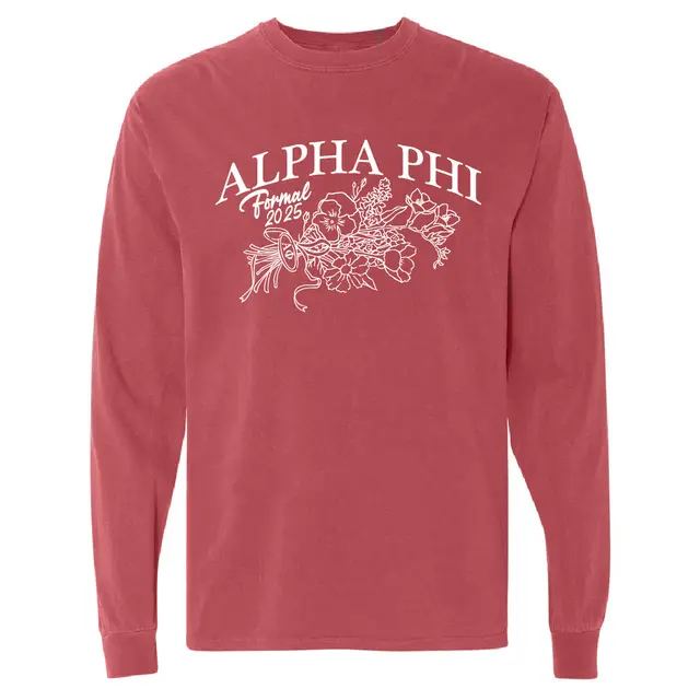 Alpha Phi Floral Bouquet Formal Shirt 2