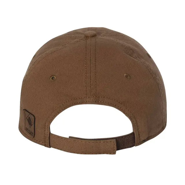 Dri Duck Highland Canvas Cap Field Khakhi Back