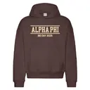 Alpha Phi Bold Block Text Bid Day Hoodie 2