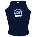 Alpha Delta Pi Gingham Text and Polaroid Frame Bid Day Tank 2