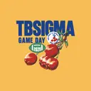 Tau Beta Sigma Bold Lettering with Cranberry Game Day Shirt