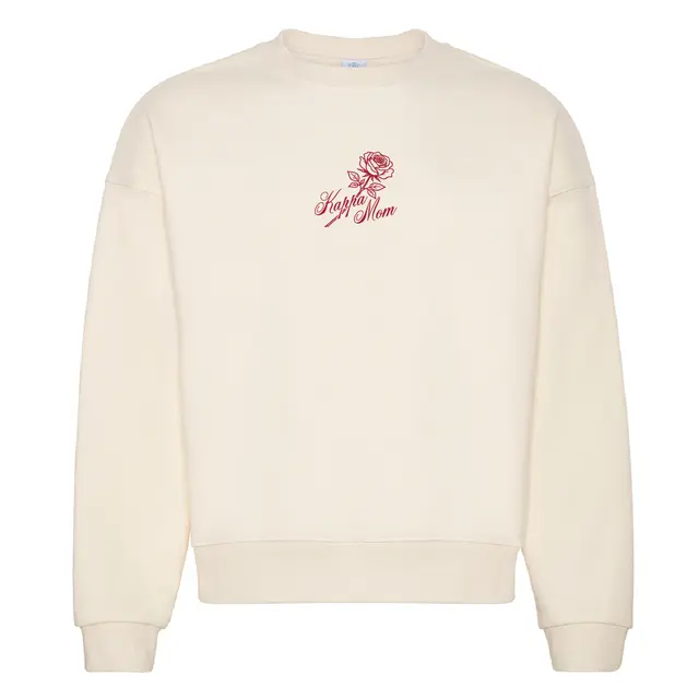 Kappa Kappa Gamma Rose Illustration Mom's Day Crewneck 2