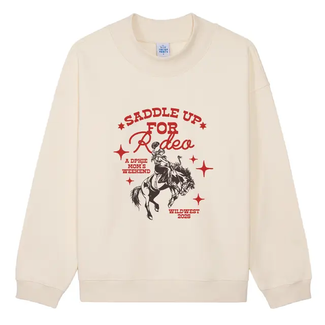 Delta Phi Epsilon Rodeo Rider Mom's Weekend Crewneck 2