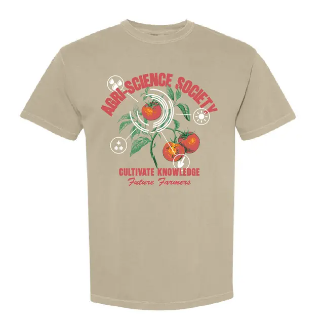 Agri-Science Society Tomato Illustration PR Shirt 2