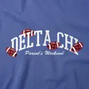 Delta Chi Plaid Football Parent's Weekend Crewneck
