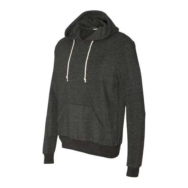 Alternative Men's Challenger Eco-Fleece Hoodie 09595f2 Eco Black Left