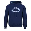 Theta Chi Bold Block Text Rush Hoodie 2