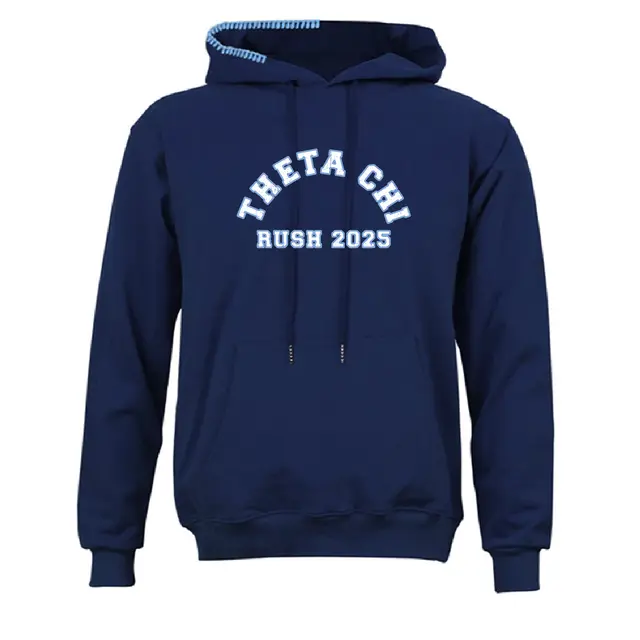 Theta Chi Bold Block Text Rush Hoodie 2