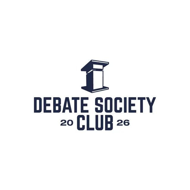Debate Society Club Podium Graphic PR Shirt
