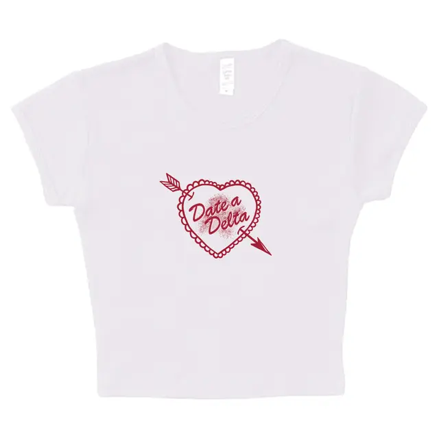 Delta Delta Delta Heart Arrow Date Party Shirt 2
