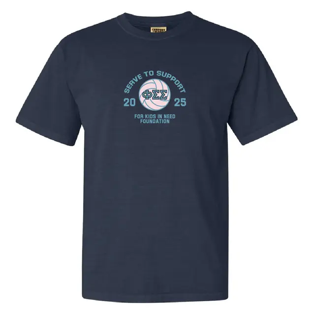 Phi Sigma Sigma Volleyball Philanthropy Shirt 2