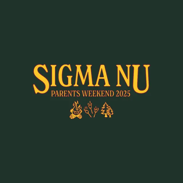 Sigma Nu Rustic Campfire Parents Weekend Crewneck