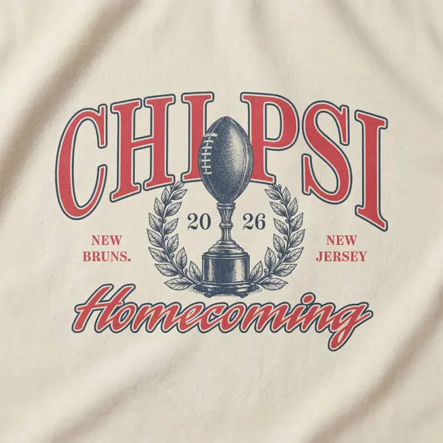 Chi Psi Trophy Football Ceremony Homecoming Crewneck