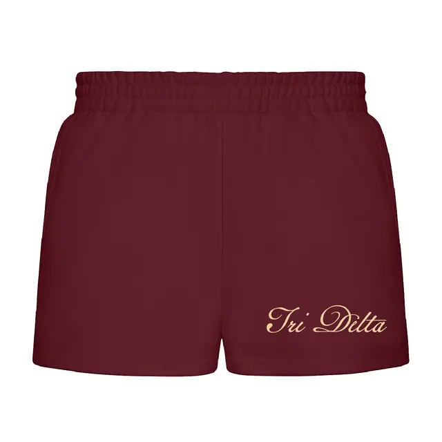 Delta Delta Delta Flowing Script PR Shorts 2