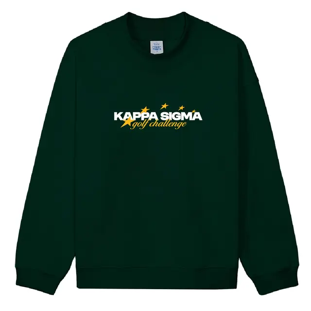 Kappa Sigma Bold Text Stars Golf Challenge Philanthropy Shirt 2