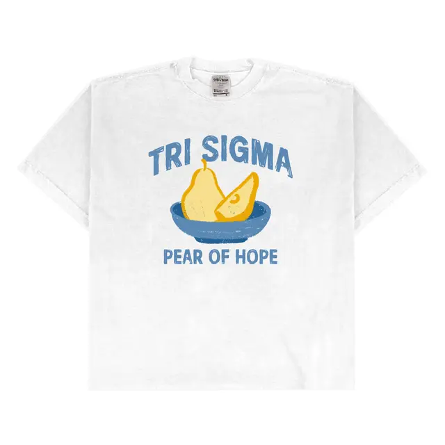 Sigma Sigma Sigma Pear of Hope Philanthropy Shirt 2