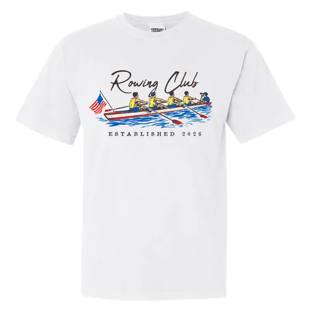 Rowing Club Vintage Rowers Graphic PR Shirt 2