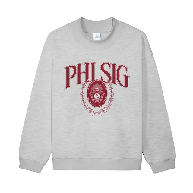 Phi Sigma Kappa Block Lettering Emblem PR Sweater 2