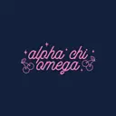 Alpha Chi Omega Cursive Cherry PR Shirt