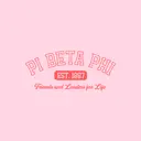 Pi Beta Phi Arch Text with Red Detail PR Hoodie