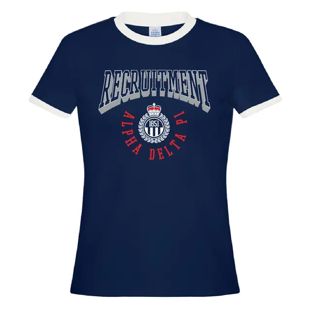 Alpha Delta Pi Block Lettering Recruitment Shirt 2