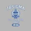Tau Beta Sigma Crest with Blue Lettering PR Shirt