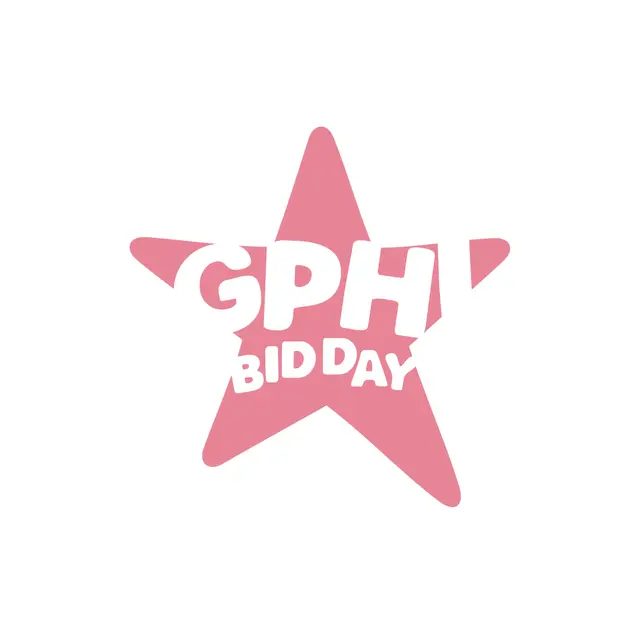 Gamma Phi Beta Star Text Bid Day Shirt