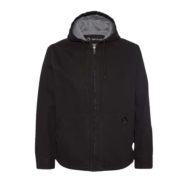 Laredo Boulder Cloth™ Canvas Jacket with Thermal Lining Tall Sizes Black Front
