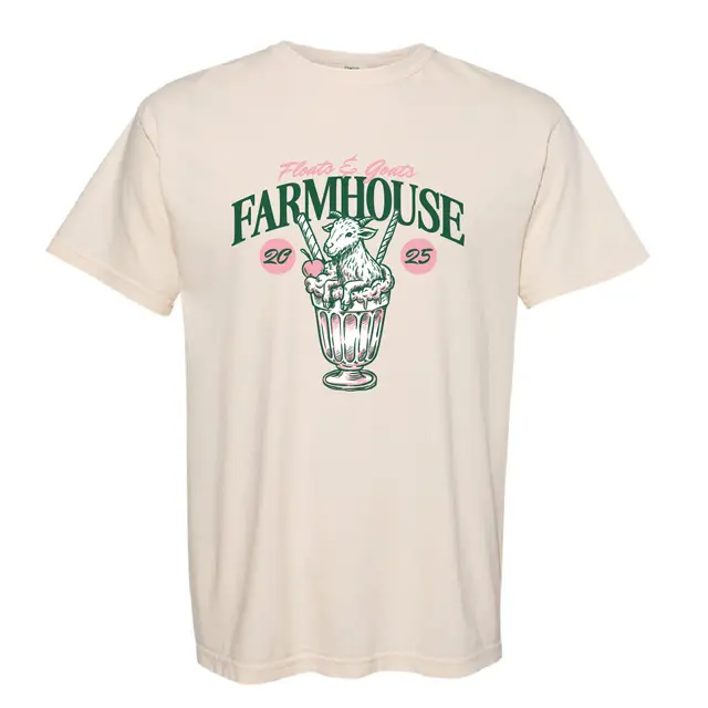 FarmHouse Goat in Sundae Philanthropy Shirt 2