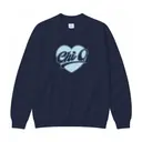 Chi Omega Blue Heart Illustration PR Sweater 2