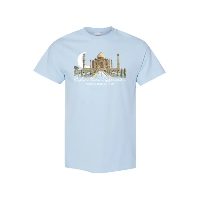Muslim Student Association Taj Mahal Illustration PR Shirt 2