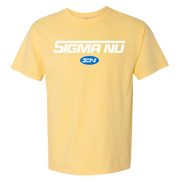 Sigma Nu Bold Block Lettering PR Shirt 2