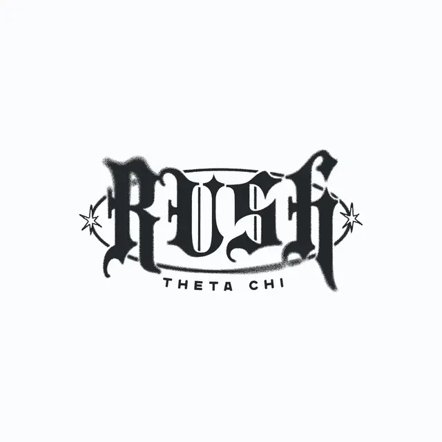 Theta Chi Gothic Texts and Oval Rush Shirt