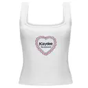 Kappa Delta Heart Lace Text Recruitment Tank 2