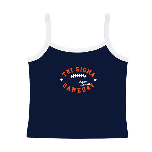 Sigma Sigma Sigma Block Lettering Football Game Day Tank 2