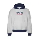 Alpha Phi Outlined Text Stars Semi Formal Hoodie 2