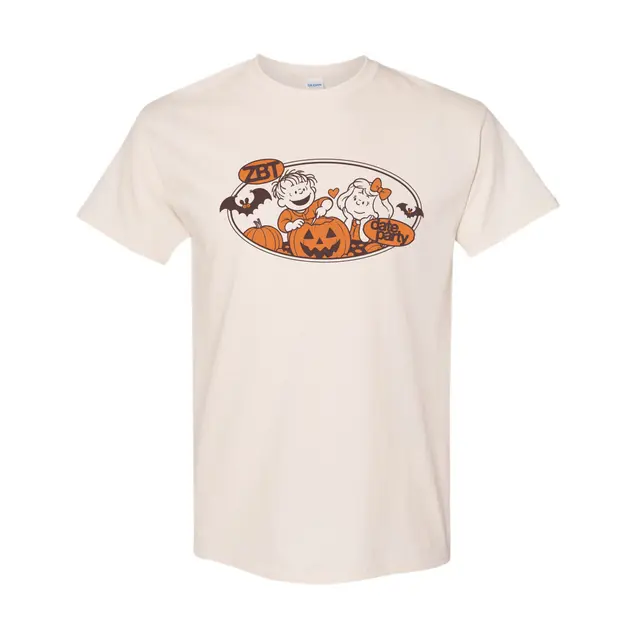 Zeta Beta Tau Pumpkin Carving Illustration Date Party Shirt 2