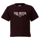 Delta Delta Delta Pink Serif Text and Script Recruitment Shirt 2