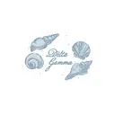 Delta Gamma Seashell Illustration PR Tank