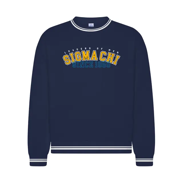 Sigma Chi Block Lettering PR Crewneck 2