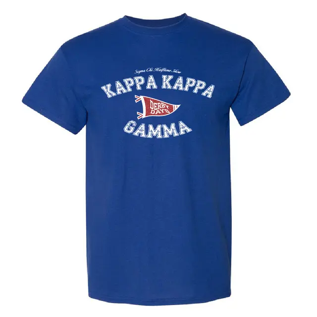 Kappa Kappa Gamma Pennant Design Philanthropy Shirt 2