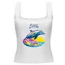 Dolphin Splash with Script Text Big Little Reveal Tank 2