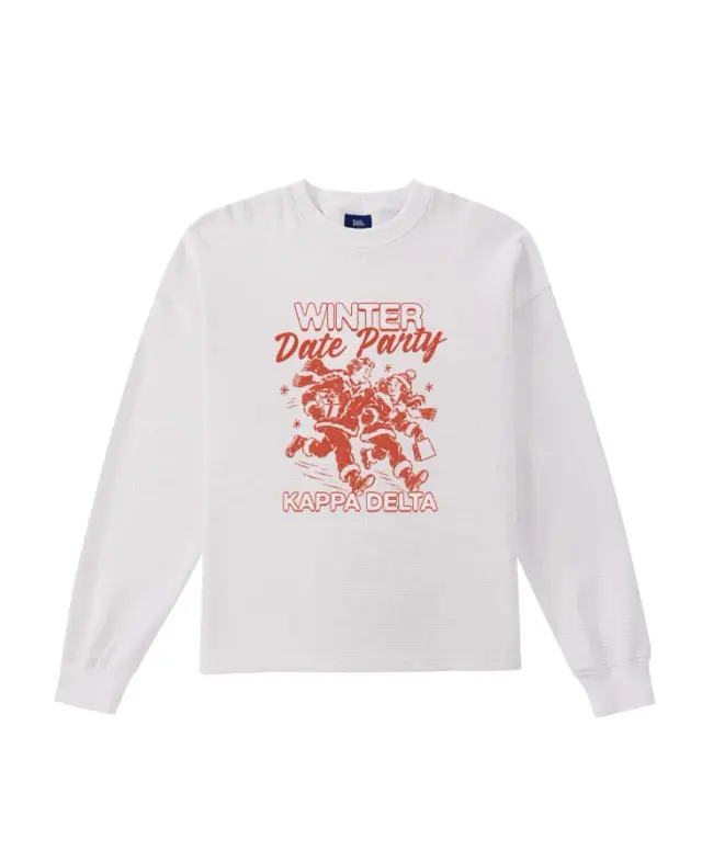 Kappa Delta Winter Celebration Illustrative Date Party Shirt
