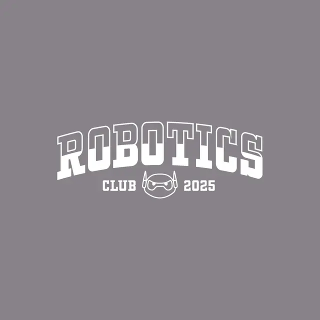 Robotics Club Bold Block Lettering PR Shirt