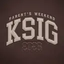 Kappa Sigma Stacked Serif Text Parents Weekend Crewneck