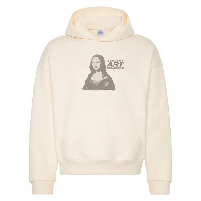 Student Art Collective Mona Lisa Sketch PR Hoodie 2