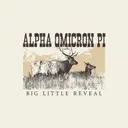 Alpha Omicron Pi Elk Graphic Big Little Reveal Tank