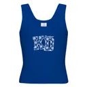 Kappa Delta Rose Pattern Text Recruitment Tank 2