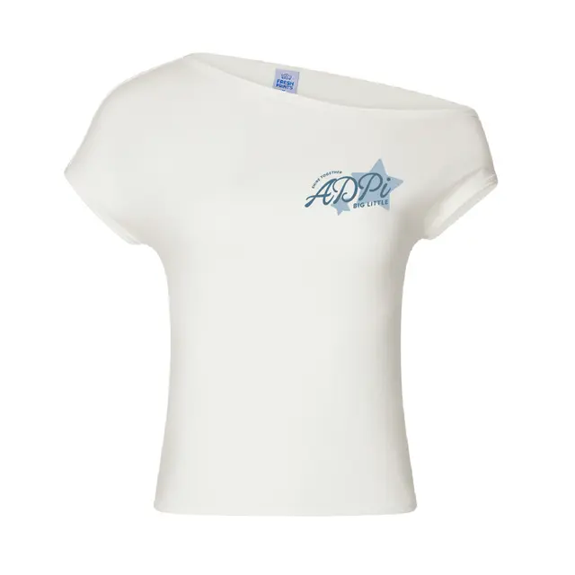 Alpha Delta Pi Starry Text Big Little Reveal Shirt 2