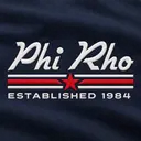 Phi Sigma Rho Script Lettering Star Graphic PR Sweater